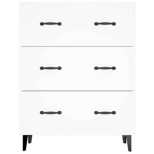 Komoda bijela 69,5x34x90 cm od konstruiranog drva - Bijela 1 Cijena