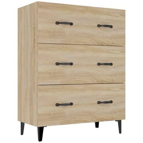 Komoda boja hrasta sonome 69,5x34x90 cm od konstruiranog drva - sonoma hrast 1 Cijena