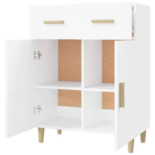 Komoda bijela 69,5x34x89 cm od konstruiranog drva - Bijela 1 Cijena