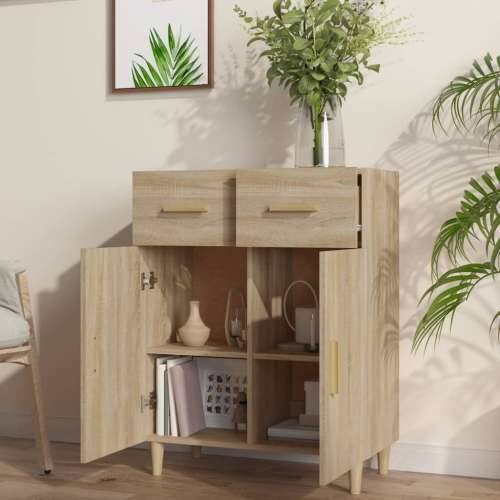 Komoda boja hrasta sonome 69,5x34x89 cm od konstruiranog drva - sonoma hrast 1 Cijena