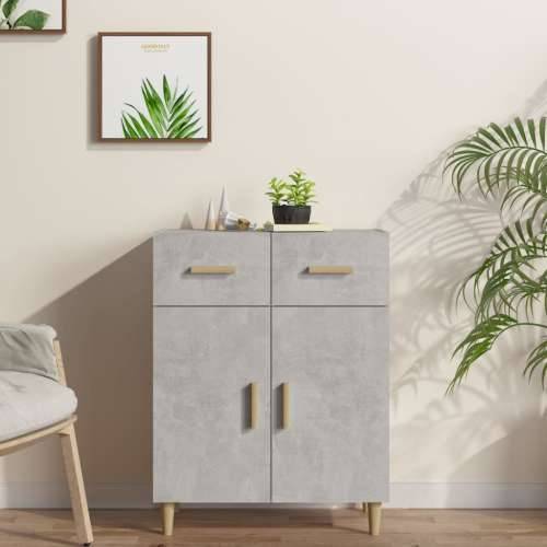 Komoda siva boja betona 69,5x34x89 cm od konstruiranog drva - Beton siva 1 Cijena