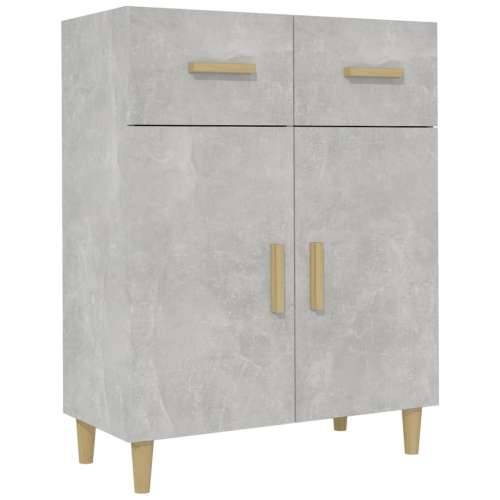 Komoda siva boja betona 69,5x34x89 cm od konstruiranog drva - Beton siva 1 Cijena