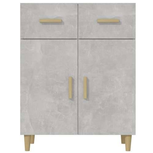 Komoda siva boja betona 69,5x34x89 cm od konstruiranog drva - Beton siva 1 Cijena