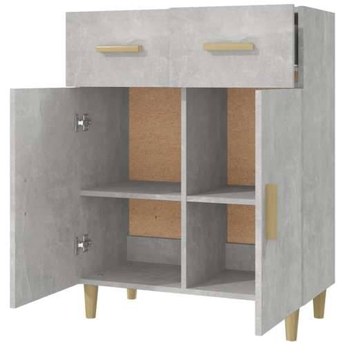Komoda siva boja betona 69,5x34x89 cm od konstruiranog drva - Beton siva 1 Cijena