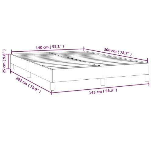 Okvir za krevet bez madraca tamnozeleni 140x200 cm baršunasti - Tamnozelena 140 x 200 cm 25 cm Cijena