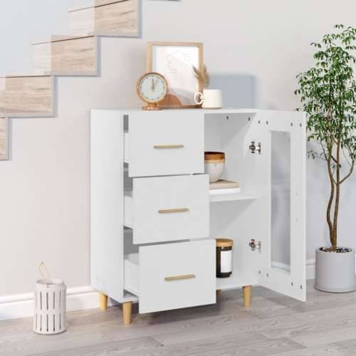 Komoda bijela 69,5x34x90 cm od konstruiranog drva - Bijela 1 Cijena
