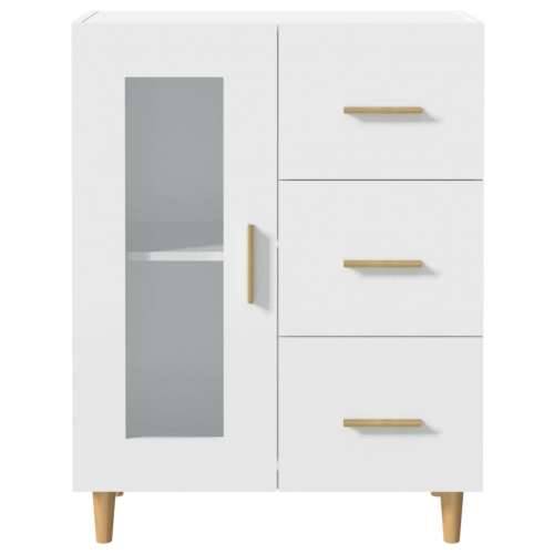 Komoda bijela 69,5x34x90 cm od konstruiranog drva - Bijela 1 Cijena