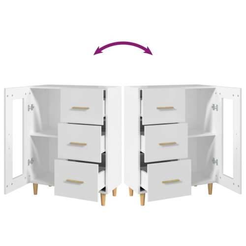 Komoda bijela 69,5x34x90 cm od konstruiranog drva - Bijela 1 Cijena