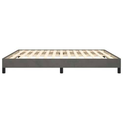 Okvir za krevet tamnosivi 180x200 cm baršunasti Cijena