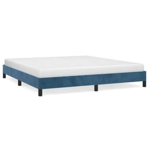 Okvir za krevet tamnoplavi 180x200 cm baršunasti Cijena