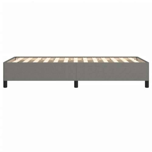Okvir za krevet bez madraca tamnosivi 80x200 cm od tkanine - Tamno siva 80 x 200 cm 35 cm Cijena