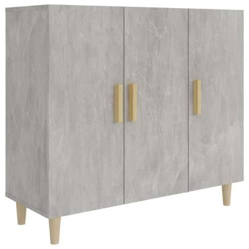 Komoda siva boja betona 90x34x80 cm od konstruiranog drva - Beton siva 1 Cijena