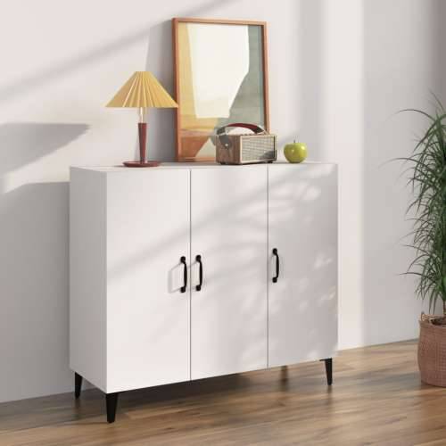 Komoda bijela 90x34x80 cm od konstruiranog drva - Bijela 1 Cijena