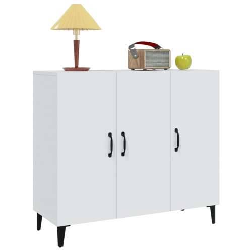 Komoda bijela 90x34x80 cm od konstruiranog drva - Bijela 1 Cijena