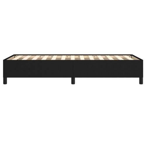 Okvir za krevet crni 90x190 cm od tkanine Cijena