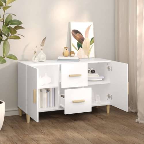 Komoda bijela 100x36x60 cm od konstruiranog drva - Bijela 1 Cijena