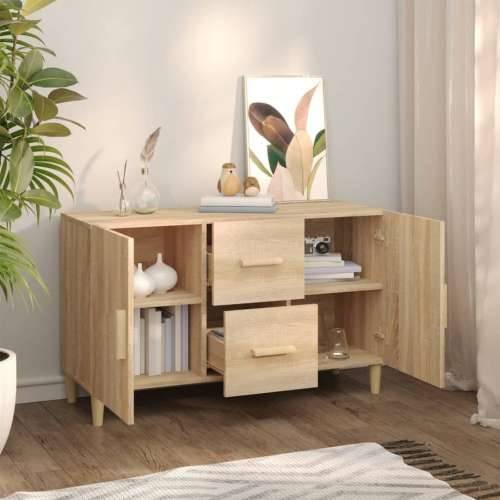 Komoda boja hrasta sonome 100x36x60 cm od konstruiranog drva - sonoma hrast 1 Cijena
