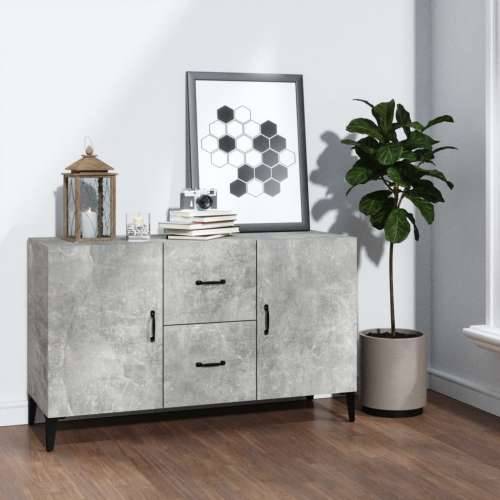Komoda siva boja betona 100x36x60 cm od konstruiranog drva Beton siva 1 Cijena