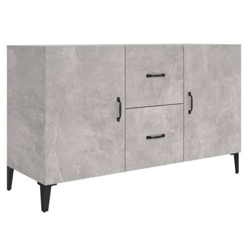 Komoda siva boja betona 100x36x60 cm od konstruiranog drva Beton siva 1 Cijena