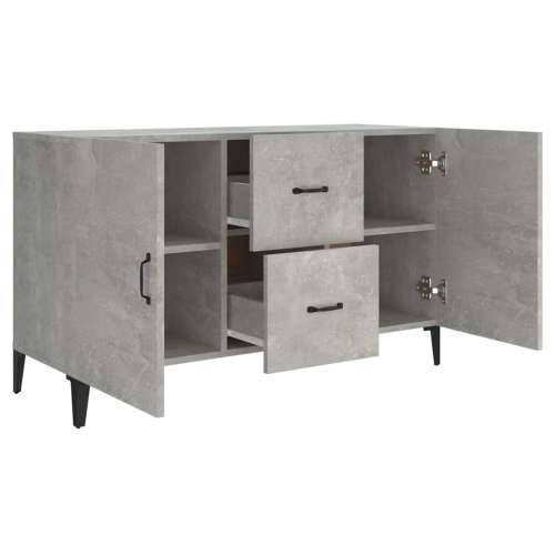 Komoda siva boja betona 100x36x60 cm od konstruiranog drva - Beton siva 1 Cijena