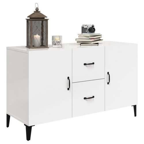 Komoda sjajna bijela 100x36x60 cm od konstruiranog drva - Visoko sjajno bijela 1 Cijena