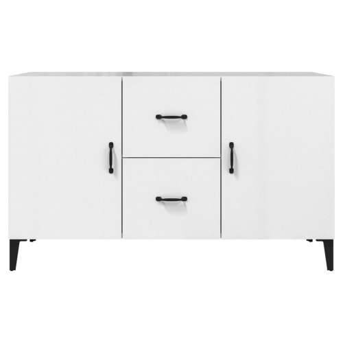 Komoda sjajna bijela 100x36x60 cm od konstruiranog drva - Visoko sjajno bijela 1 Cijena