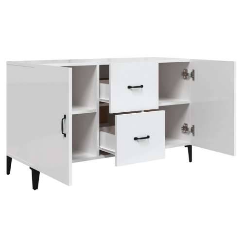 Komoda sjajna bijela 100x36x60 cm od konstruiranog drva - Visoko sjajno bijela 1 Cijena
