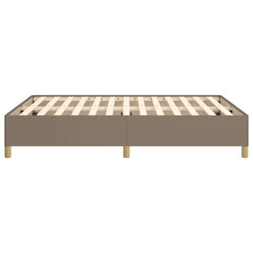 Okvir za krevet bez madraca smeđesivi 140 x 190 cm od tkanine - Sivo-smeđa 140 x 190 cm 35 cm Cijena