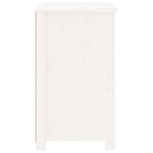 Noćni ormarić bijeli 50x35x61,5 cm od masivne borovine - Bijela 1 Cijena