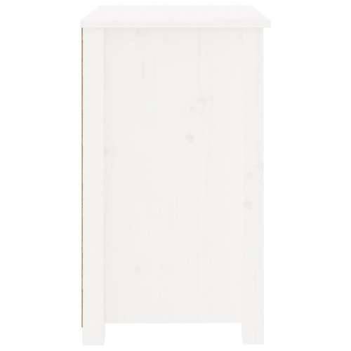 Noćni ormarići 2 kom bijeli 50x35x61,5 cm od masivne borovine - Bijela 2 Cijena