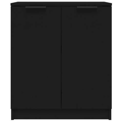 Komode 2 kom crne 60 x 30 x 70 cm od konstruiranog drva - Crna 2 Cijena