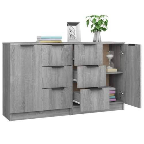 Komode 2 kom boja hrasta sonome 60x30x70 cm konstruirano drvo - Sivi hrast sonoma 2 Cijena
