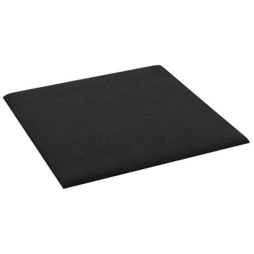 Zidne ploče od tkanine 12 kom crne 30 x 30 cm 1,08 m² - Crna 30 x 30 cm 12 Pravokutno Cijena