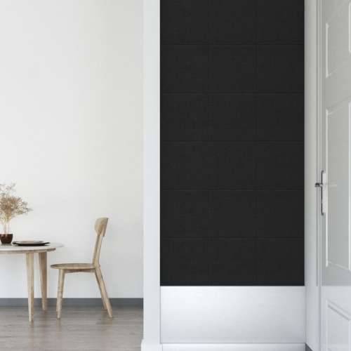 Zidne ploče od tkanine 12 kom crne 30 x 30 cm 1,08 m² - Crna 30 x 30 cm 12 Pravokutno Cijena