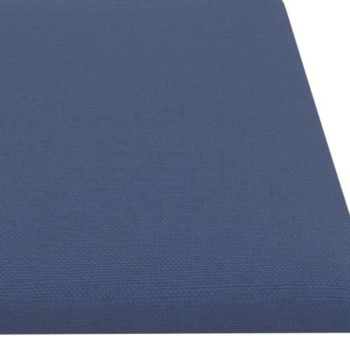 Zidne ploče od tkanine 12 kom plave 60 x 15 cm 1,08 m² - Plava 60 x 15 cm 12 Pravokutno Cijena