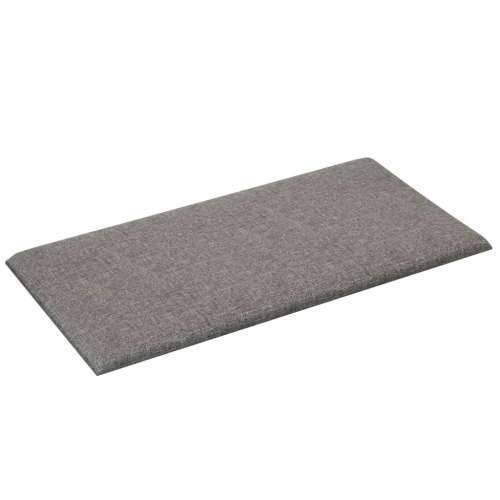 Zidne ploče od tkanine 12 kom svjetlosive 60 x 30 cm 2,16 m² - Svjetlosiva 60 x 30 cm 12 Pravokutno Cijena