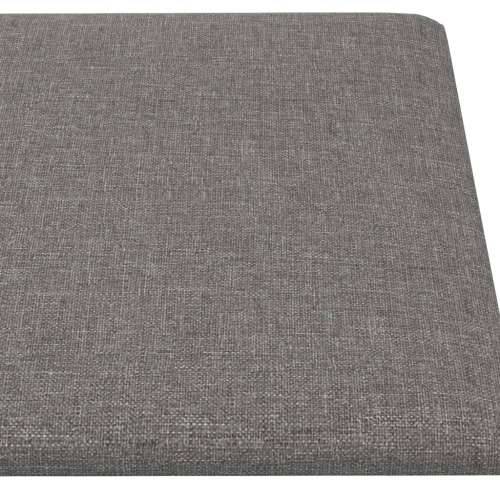 Zidne ploče od tkanine 12 kom svjetlosive 60 x 30 cm 2,16 m² - Svjetlosiva 60 x 30 cm 12 Pravokutno Cijena