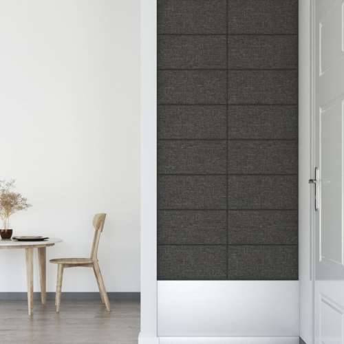 Zidne ploče od tkanine 12 kom tamnosive 60 x 30 cm 2,16 m² - Tamno siva 60 x 30 cm 12 Pravokutno Cijena