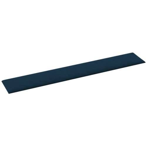 Zidne ploče 12 kom plave 90 x 15 cm baršunaste 1,62 m² - Plava 90 x 15 cm 12 Pravokutno Cijena