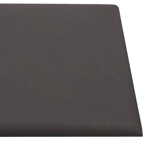 Zidne ploče od umjetne kože 12 kom sive 90 x 30 cm 3,24 m² - Siva 90 x 30 cm 12 Pravokutno Cijena