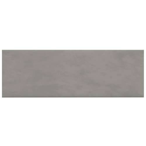 Zidne ploče 12 kom svjetlosive 90 x 30 cm baršunaste 3,24 m² - Svjetlosiva 90 x 30 cm 12 Pravokutno Cijena