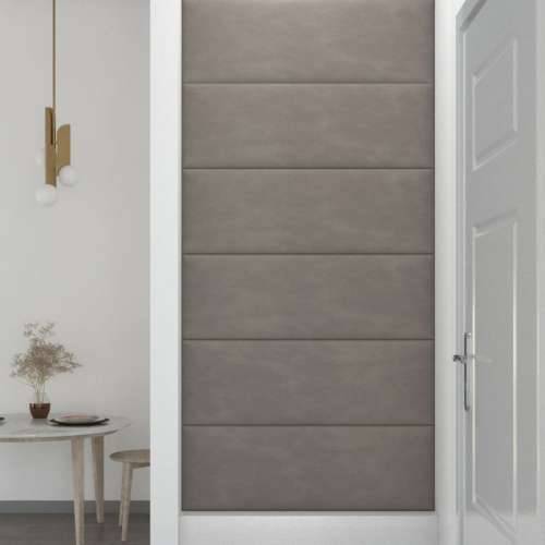 Zidne ploče 12 kom svjetlosive 90 x 30 cm baršunaste 3,24 m² - Svjetlosiva 90 x 30 cm 12 Pravokutno Cijena