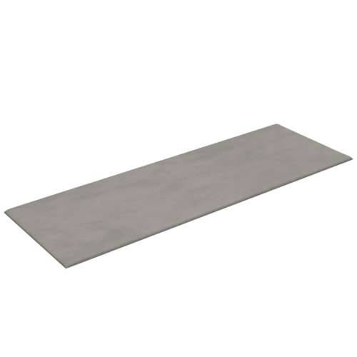 Zidne ploče 12 kom svjetlosive 90 x 30 cm baršunaste 3,24 m² - Svjetlosiva 90 x 30 cm 12 Pravokutno Cijena