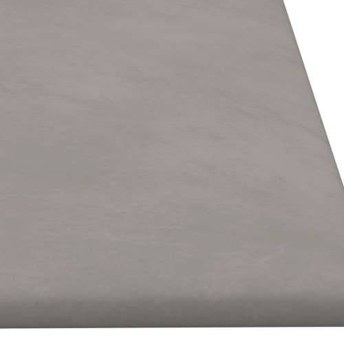 Zidne ploče 12 kom svjetlosive 90 x 30 cm baršunaste 3,24 m² - Svjetlosiva 90 x 30 cm 12 Pravokutno Cijena