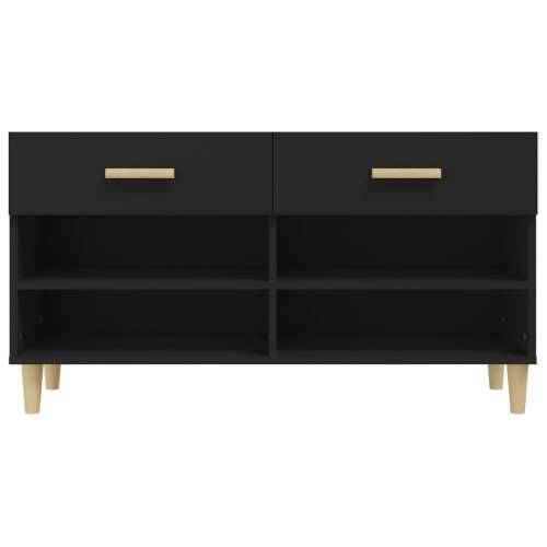 Ormarić za cipele Crno 102x35x55 cm od konstruiranog drva - Crna 1 Cijena
