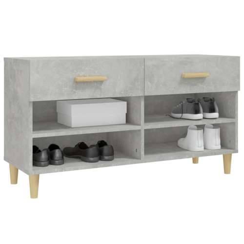 Ormarić za cipele boja betona 102x35x55 cm konstruirano drvo - Beton siva 1 Cijena