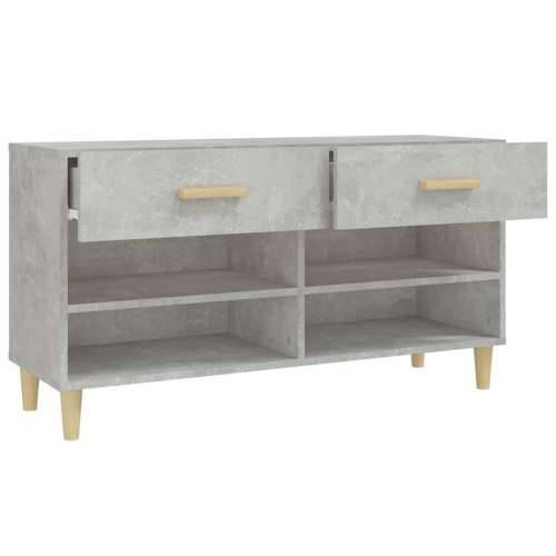 Ormarić za cipele boja betona 102x35x55 cm konstruirano drvo - Beton siva 1 Cijena