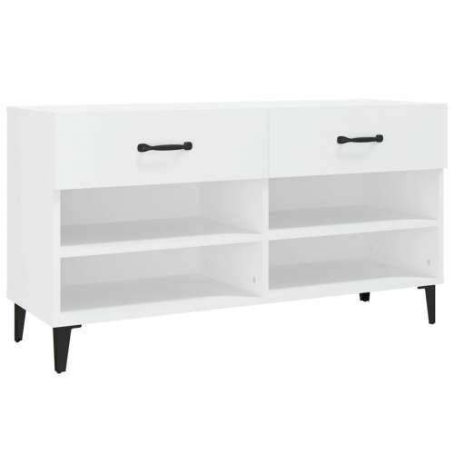 Ormarić za cipele bijela 102x35x55 cm od konstruiranog drva - Bijela 1 Cijena