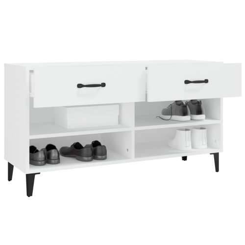 Ormarić za cipele bijela 102x35x55 cm od konstruiranog drva - Bijela 1 Cijena