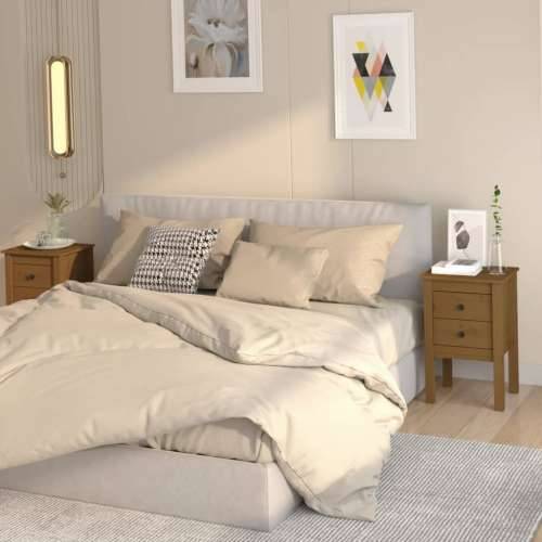 Noćni ormarići 2 kom boja meda 40x35x61,5 cm od borovine - boja meda 2 Cijena